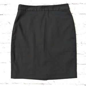 Banana Republic Black Pencil Skirt Lined Interior Size 6 Petite